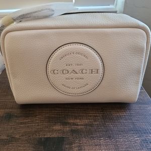 Dempsey Boxy Cosmetic Case 20 With Coach Patch